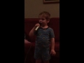 Two year old sings Nothing Compares To U