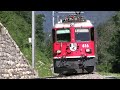 Rhätische Bahn - Grischuna Regios zwischen Disentis Chur Landquart Klosters und Scuol Tarasp