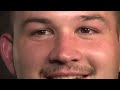 Hawkeye players react tp Saturday's 40-0 shutout of Illinois State