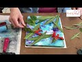 Using Leaves and Flowers on your Gelli Plate