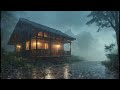 Heavy rain thunder sounds for sleeping, you will fall asleep in just 5 minutes