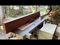 Let's See The Genius Boy's Dangerous Recycling Process With A Damaged Giant Log - A Woodworking Feat