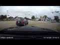 Left turn lane, Right turn signal, Goes straight. Bad drivers/road rage/learn to drive