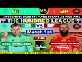 Oval Invincibles vs Birmingham Phoenix, 1st Match | OI vs BP 1st Live Score & Commentary The Hundred