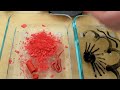 Pink vs Black - Mixing Makeup Eyeshadow Into Slime ASMR