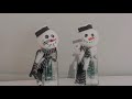 Salt & Pepper Shaker Snowmen DIY || Christmas DIY || Just 1 Easy Craft