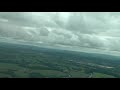 Ikarus C42 Right turn over Mellor, Lancashire.