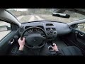 Renault Megane 2 1.6 POV DRIVING (Bad road test)