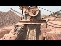 “Big Red Rock Crusher Machine , Big Rock Crushing Jaw in Action A Powerful Process #stonecrusher