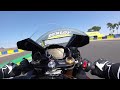 Le Mans Bugatti circuit onboard 2022 Aprilia RSV4 1100 Factory - 12th August 2022