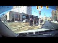 Toronto Freedom Convoy February 5th 2022 - Counter protesters blocking Spadina& College Intersection