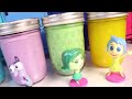 Inside Out 2 Emotions Joy, Sadness, Disgust, Fear and Anger Slime 5 Different Ways