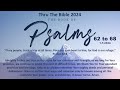 Psalms 62 to 68 - 1.7.2024