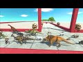 Escape from Red Weapon Triceratops -Animal Revolt Battle Simulator