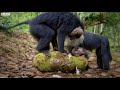 Macaques SLAP Squirrels And Steal Their Food | Primates | BBC Earth