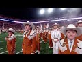 Pregame - Texas Tech vs. Texas - 11/24/2023 - The University of Texas Longhorn Band in 4K
