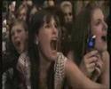 A girl screaming very funny on a Tokio Hotel concert