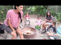 Family Camping Set up with 5 kids in a Tent!