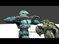 Master Chief vs. Agent Carolina