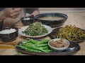 Korean seasonal dishes/Korean pork belly/Making apple enzyme/Garlic stem dishes