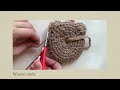 🐻 Crochet Bear Coaster Tutorial 🐻 - Beginner Friendly