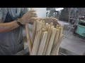 The process of mass producing shovels. A Japanese shovel manufacturer founded in 1661.