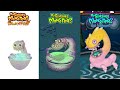 My Singing Monsters Vs Lost Landscapes Vs Monster Explorers Vs Humbug Island | Redesign Comparisons