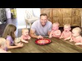 Priceless reaction to daddy blowing the candles out