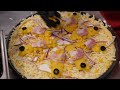 This pizza sells 9,000 pieces a month! Original American New York style pizza / korean street food