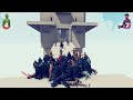 100x ZOMBIE Attacking a Tower vs POLICE - Totally Accurate Battle Simulator TABS