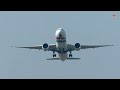 BIG BOEING B777-300ER TAKEOFF AFTER CLEAR THE RUNWAY IN SYLHET AIRPORT