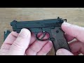 풀메탈 미니 베레타 모델건..우드그립도 장착!   Full Metal Beretta M92F Model Gun in  1/2.05  Scale