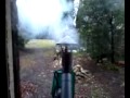 Rocket stove cooking for van - 1st test