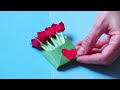 Cum sa faci lalele din hartie Origami Flori mici din hartie colorata ♥️