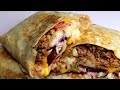 Beef Cheese Wrap,Beef burrito By Recipes of the World