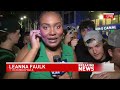 Fans gather to cheer on the Celtics as they play Game 5 in Boston