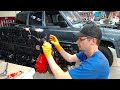Jeep XJ 4.0L Engine Install LIVE: Part 8, Timing, Thermostat, Water Pump