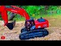 PROJEK 7‼️🔥: Hitachi Excavator Plants Drain in River Waters😱🔥‼️