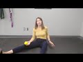 Pelvic floor release with foam ball