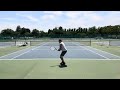 Tennis: Ade Vs Nate at kawagoe aqua park hard courts. June 15 2024
