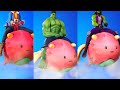 Fortnite HULK and She-Hulk doing Funny Built-In Emotes #2023