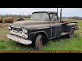 1959 Chevrolet Apache Truck with 353 Detroit Diesel Engine and two transmissions.