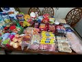 Large family Aldi grocery haul