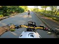 Yamaha XJ6 / KTM Duke 390  Edersee (RAW) 4k