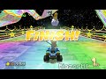 Wii Rainbow Road in Mario Kart 8 | 4K