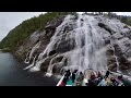 Norway Fjord Cruise: Bergen - Osterfjord - Mostraumen - Waterfall | 360° View