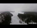 1000 Islands Lake of the Isles Winter View from DJI Phantom 2 Vision Plus