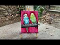 I Paint Pictures: Portrait of Two Budgies