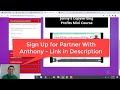 Partner with Anthony Review PWA Anthony Morrison Affiliate Marketing Online Training