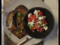 Dinner tonight, Roasted Balsamic Eggplant with a  Watermelon Feta Salad. Yum! *Subscribe* #healthy